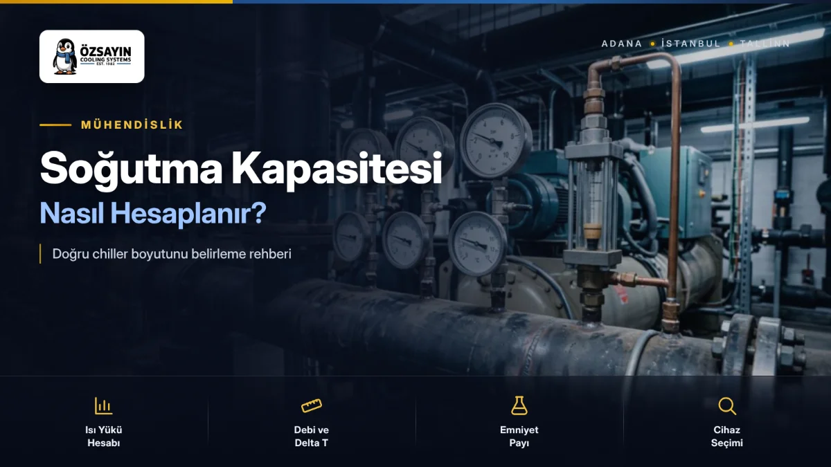 Soğutma Kapasitesi Nasıl Hesaplanır? Doğru Chiller Boyutu Seçme Rehberi