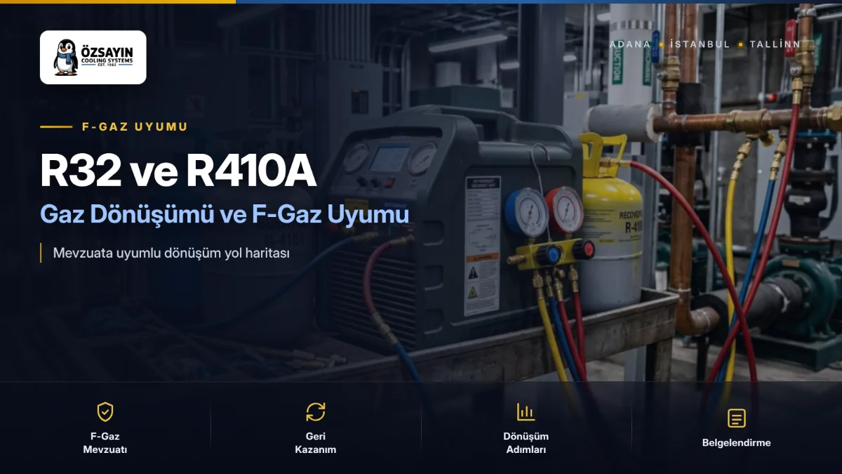 R32 ve R410A Gaz Dönüşümü: Chiller Sisteminizi F-Gaz Yönetmeliğine Uyarlayın