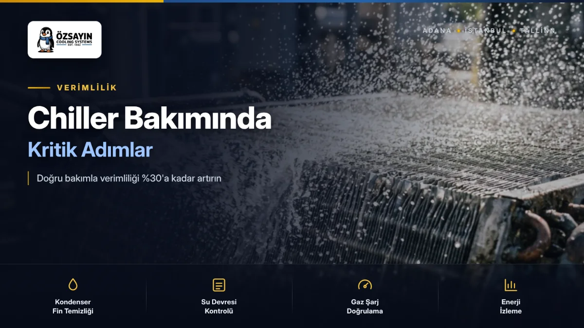 Endüstriyel Chiller Bakımında Kritik Adımlar: Verimliliğinizi %30 Artırın