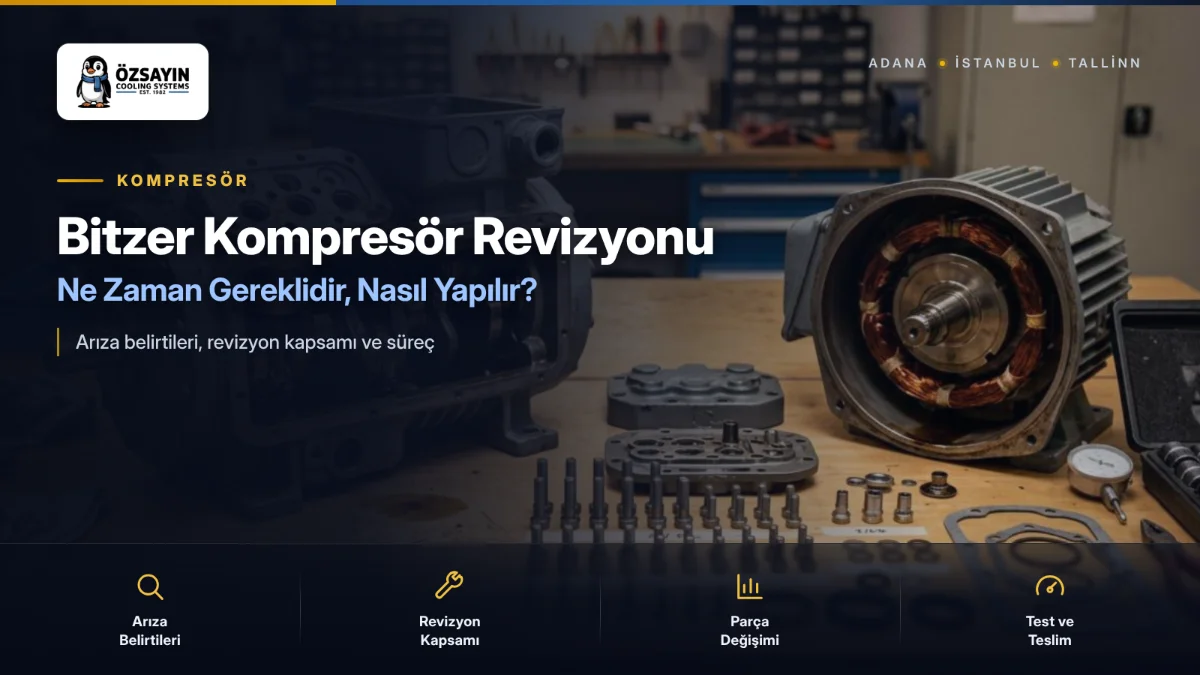 Bitzer Kompresör Revizyonu: Ne Zaman Gereklidir, Nasıl Yapılır?